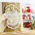 Christmas Card Making Ideas by Becca Feeken using Amazing Paper Grace Elegant Christmas Swirls