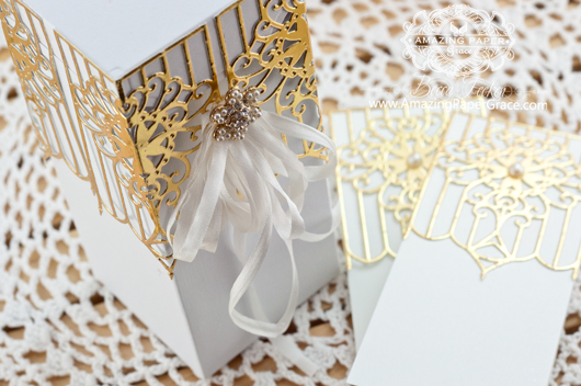Card Making Ideas by Becca Feeken using Spellbinders Gate Element and Spellbinders Labels Twenty Seven - www.amazingpapergrace.com