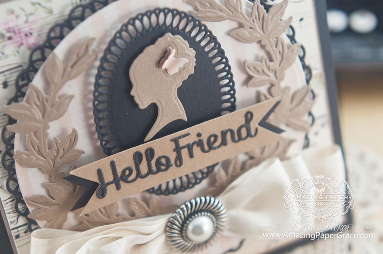 Friendship Card Making Ideas by Becca Feeken using Spellbinders Silhouette - www.amazingpapergrace.com