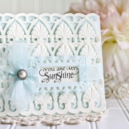 Card Making Ideas by Becca Feeken using Quietfire Design - Always Be My Friend Set, Spellbinders Shells Duality, Spellbinders Acanthus Leaf Tags - full supply list at www.amazingpapergrace.com